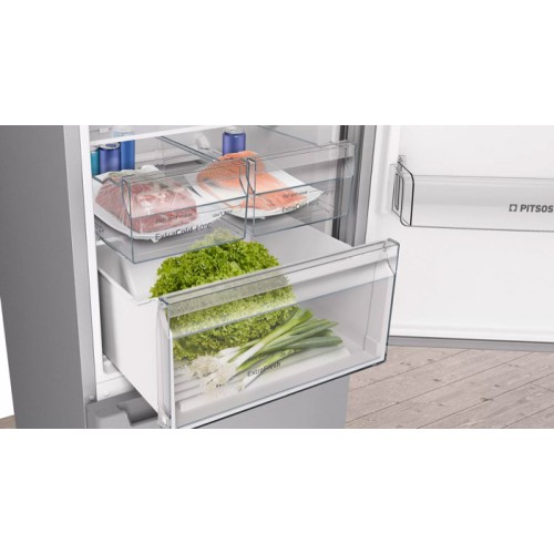 ΨΥΓΕΙΟΚΑΤΑΨΥΚΤΗΣ ΕΛΕΥΘΕΡΟΣ PITSOS PKNB39VLE2 (203x60 / E / INOX LOOK / FNF / ΟΘΟΝΗ)